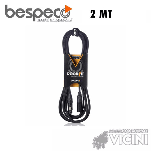 Cavo bespeco xlr rockit - bespeco,