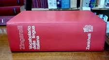 VOCABOLARIO DELLA LINGUA ITALIANA,  ZINGARELLI DEL 1970