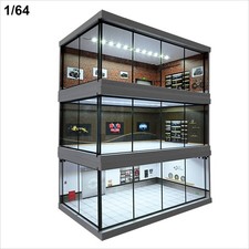 Diorama 1:64 auto showroom