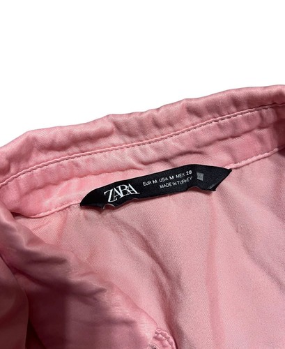 Zara pink satin - zara, button