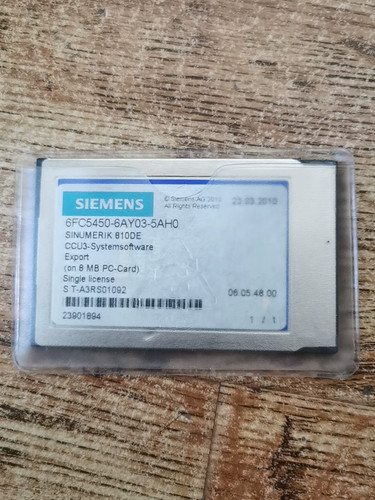 Siemens nuovo 6fc54506ay035ah0 - nuovo,
