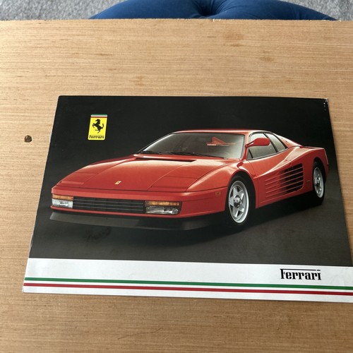 Brochure vendita auto ferrari - vendita,
