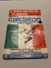 ALBUM FIGURINE CALCIATORI PANINI 1965/66 VUOTO LAVATO RIASSEMBLATO ERRORE BUSI