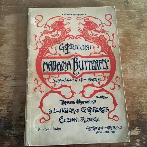 Libretto opera madama - libretto, d'opera
