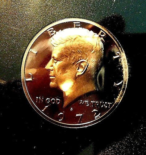 1972 kennedy mezzo dollaro - s,
