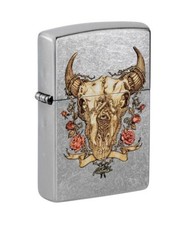 ZIPPO ★ COW SKULL by Rick