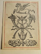 SCUOLA ITALIANA XVI INCISIONE