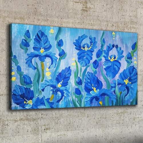 Stampa tela 100x50 quadro - su,