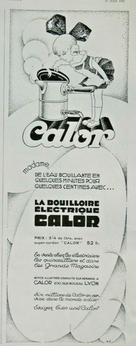 Publicité presse 1931 la - de,