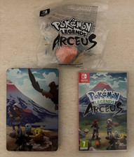 Pokèmon legends arceus + steelbook/pokèball