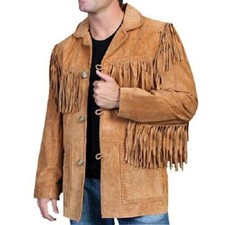 Giacca uomo pelle scamosciata