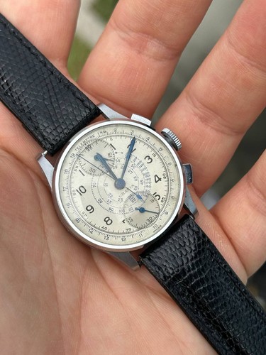 Urania chronograph vintage nos - urania,