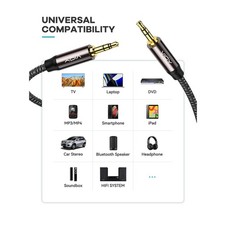 Cavo Aux 100ft, Suono Hi-Fi