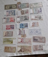 LOTTO 21 Banconote Mondiali Più Della Metà Fior Di Stampa