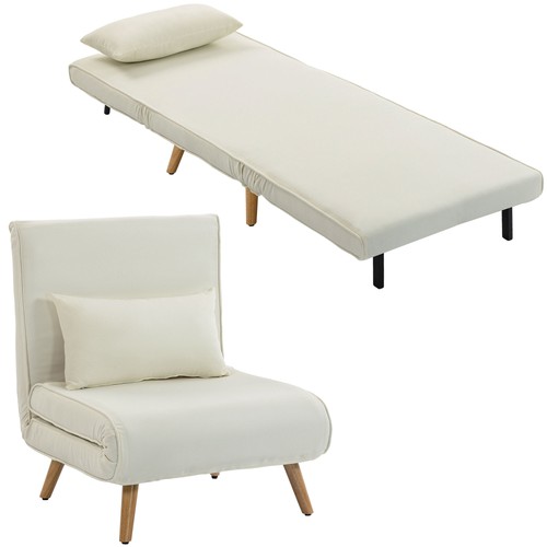Homcom poltrona letto - poltrona,
