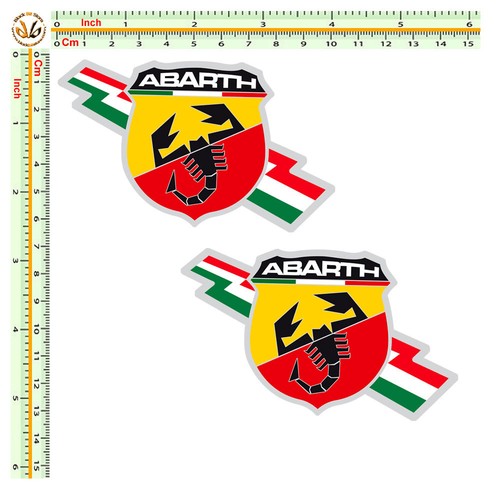 Adesivi abarth folgore sticker - adesivi,