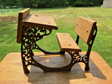 Scrivania scuola vintage in