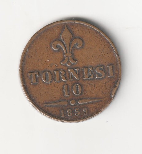 Tornesi 1859 napoli - 10,
