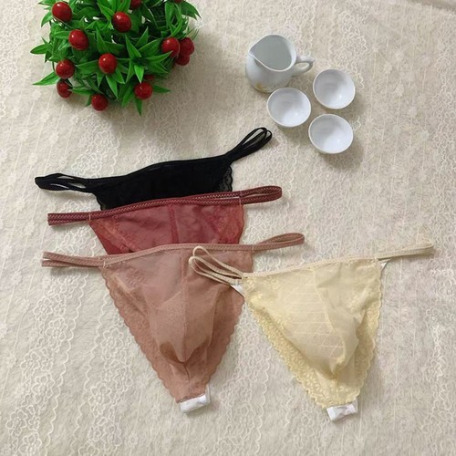 Perizoma uomo poliestere - , pizzo