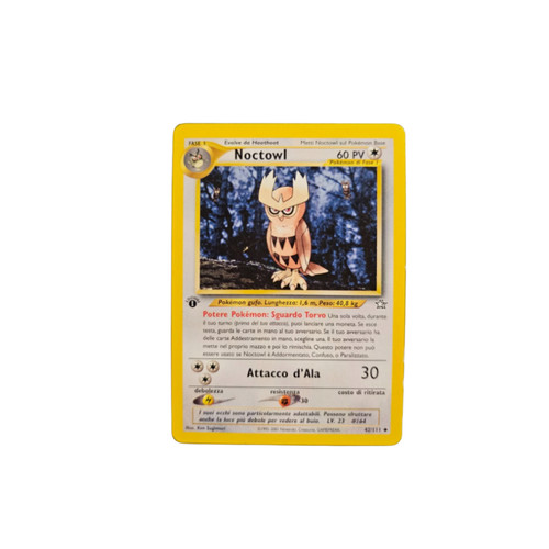 Pokemon card noctowl 111 - noctowl, 42/111