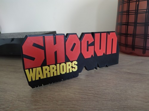 Enseigne shogun warrior - warrior, à