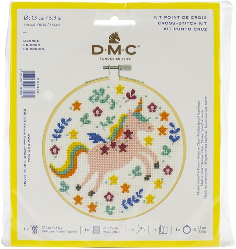 Dmc stitch kit unicorno - stitch,