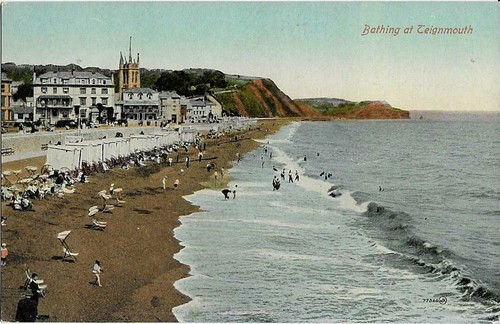 Bathing teignmouth - bathing, at