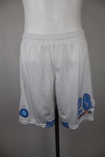 MACRON NAPOLI PANTALONCINI CALCIO SPORT UOMO TG XL VINTAGE MEN SOCCER SHORTS