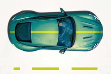 Aftermarket Aston Martin DB12 Center Racing Stripes – Premium Vinyl Decal Kit