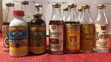 11 mignon di liquore vintage  5 Pezziol + 6 Roteglia,da collezione