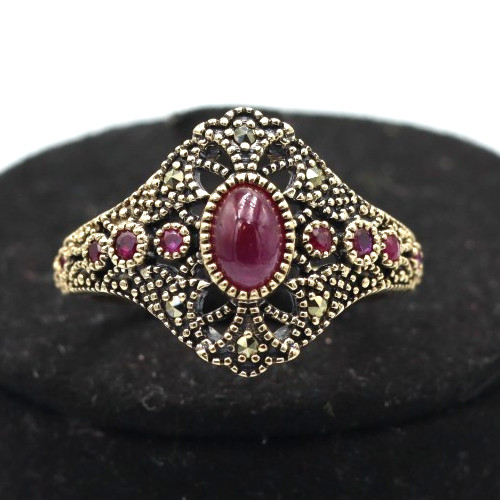 Anello oro massiccio - in,