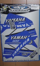 Adesivi serbatoio grafiche blu yamaha TT 600 59X enduro 1987 1989 whystickers