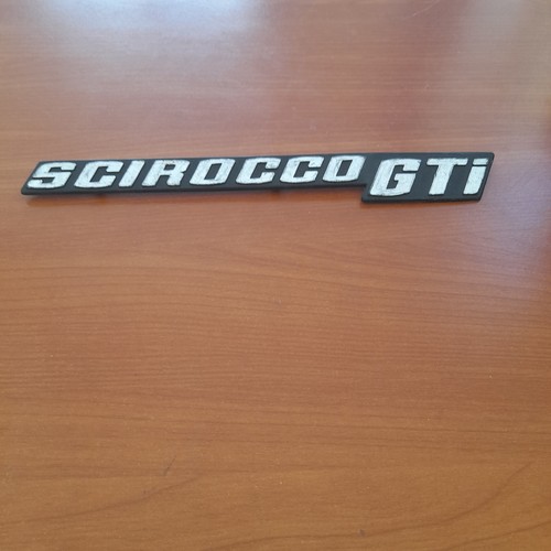 Scritta scirocco gti - vw, "scirocco