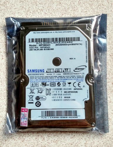 Samsung mp0804h 80g 5400 - mp0804h,