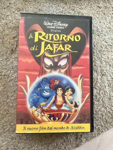 Ritorno jafar disney vhs - di,