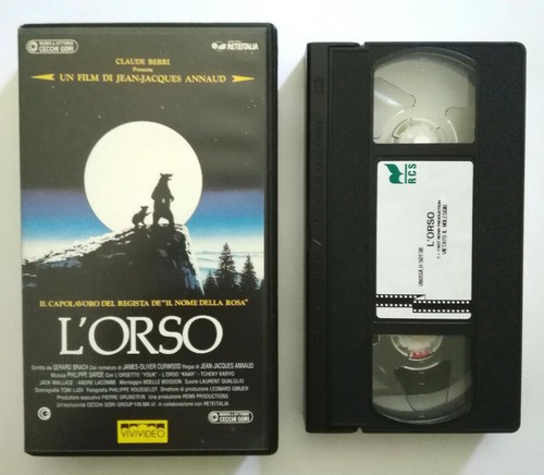 Vhs orso film drammatico - l'orso,