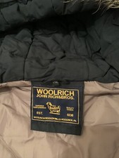 GIUBBOTTO GIACCA DONNA WOOLRICH MILITARY PARKA BLU SCURO TAGLIA XL