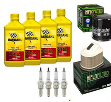 KIT TAGLIANDO KAWASAKI Z 750 2008 2012 BARDAHL XTC 10W40 FILTRI OLIO ARIA CANDEL