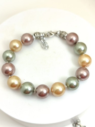 Bracciale donna perle - bracciale,