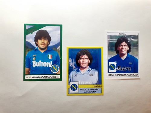 Maradona napoli 3 figurine - napoli,