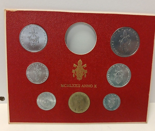 Vaticano monete serie 1972 - vaticano,