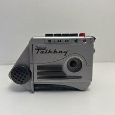 Lettore cassette Talkboy Deluxe vintage funzionante da solo a casa *manca il coperchio batteria