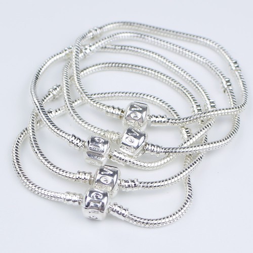 5pz bracciali charm catena - 5pz,