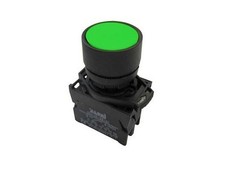pulsante verde piatto a