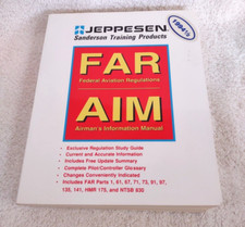 Jeppesen FAR AIM Regolamento Aereo Pilota/Manuale Libro 1994 Edizione 1/2