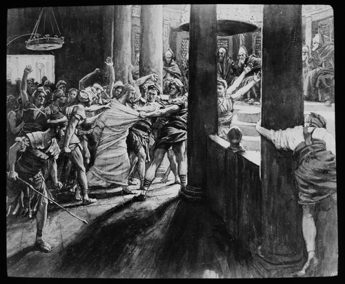 Jesus taken before annas c1890 - before,