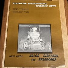 Esposizione Internazionale Speedway Speedcar Racing Program 1977, Australia
