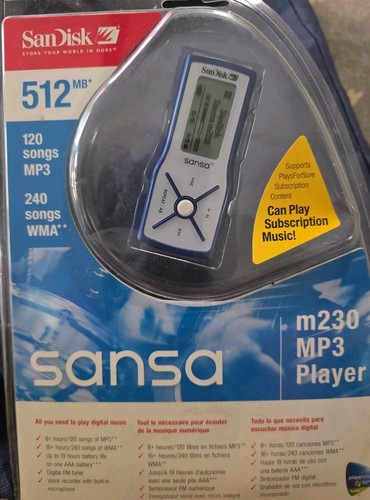 Sandisk sansa m230 512 - sansa,