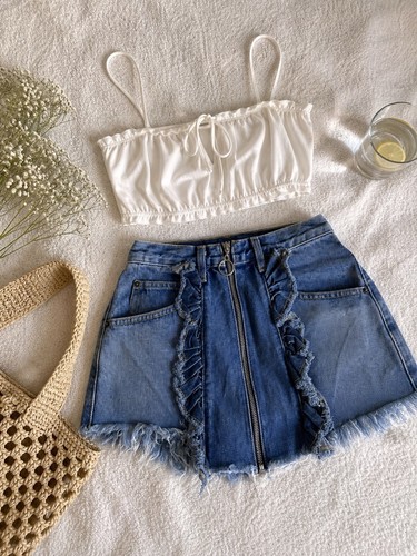 Carmar minigonna blu con - blu,