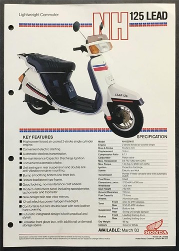 Honda nh125 piombo - honda,